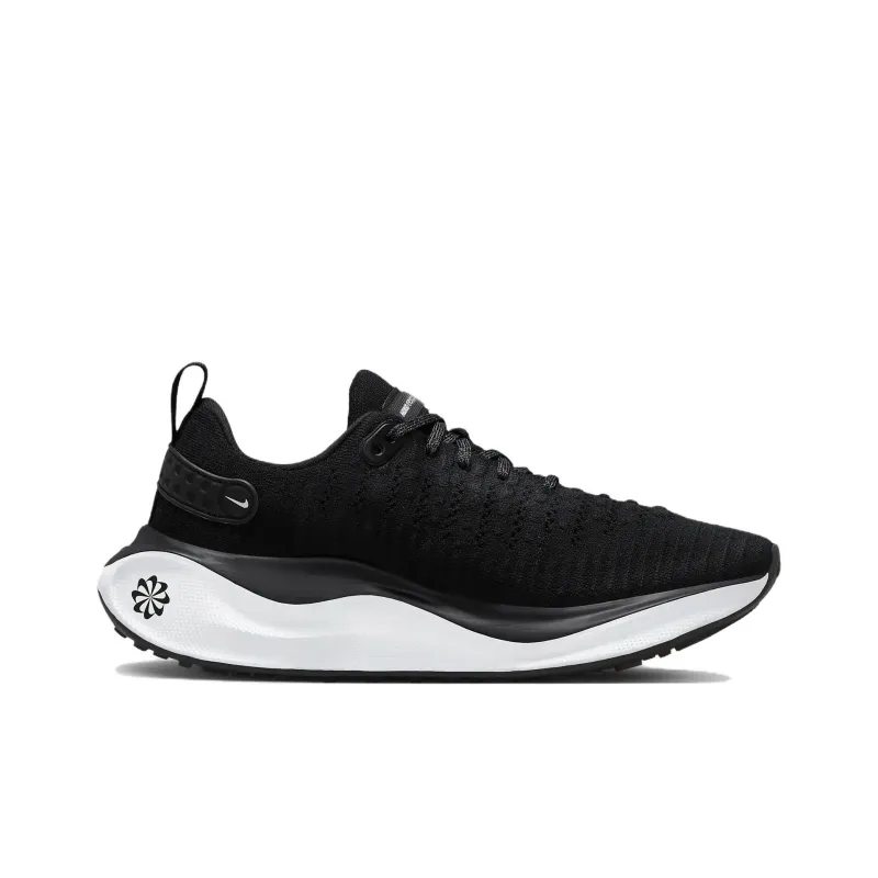 Nike INFINITY RUN 4 Anti Slip Wear Resistant Low Top Training Running Shoes Women's Black White-1