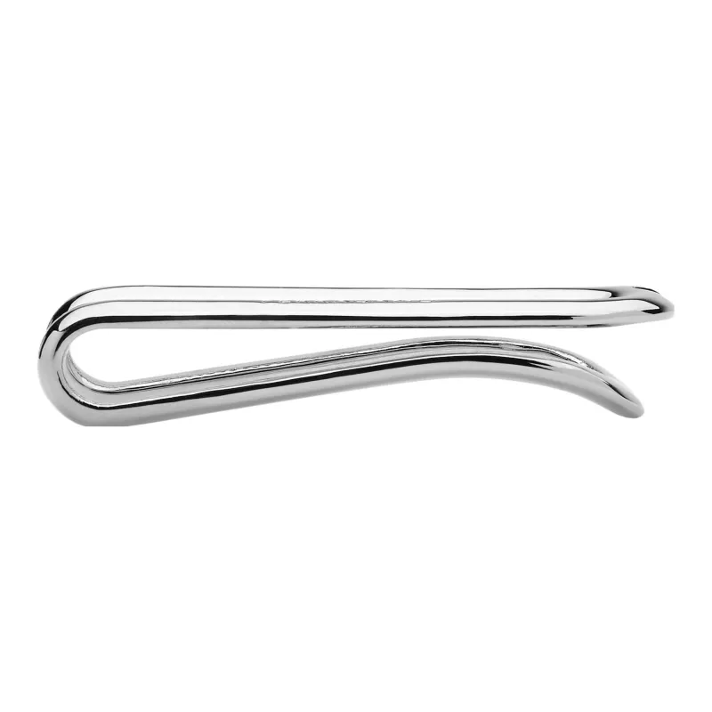 FERRAGAMO Brass Gancini Money Clip Bag Accessory Men's Silver-1