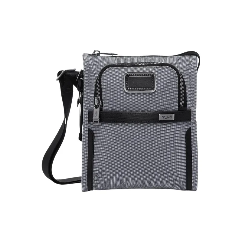 TUMI Fabric Messenger Bag Shoulder Bag Crossbody Bag Small Size Men's Meteor Gray-0
