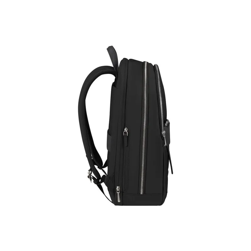 SAMSONITE Recyclable Polyester With Polyurethane Backpack Regular Unisex Black-4