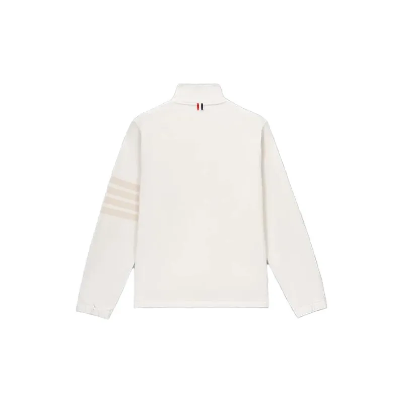 THOM BROWNE· THOM BROWNE FW23 Early Autumn Collection Sweatshirt Men's Ecru-1