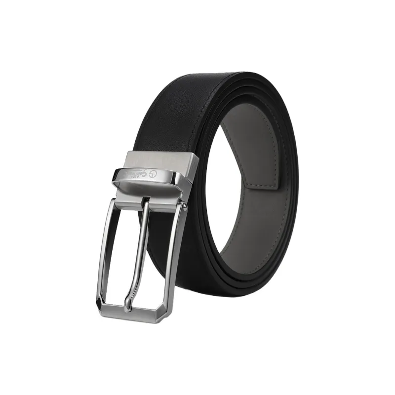 GOLDLION Cow Leather Belts Men's Multiple Colors Width 3.5CM-0