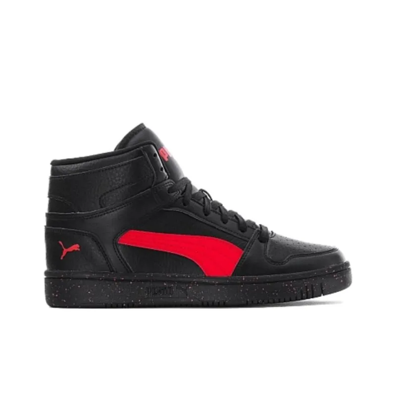 PUMA Rebound Layup Skateboarding Shoes 'Black Red'-1