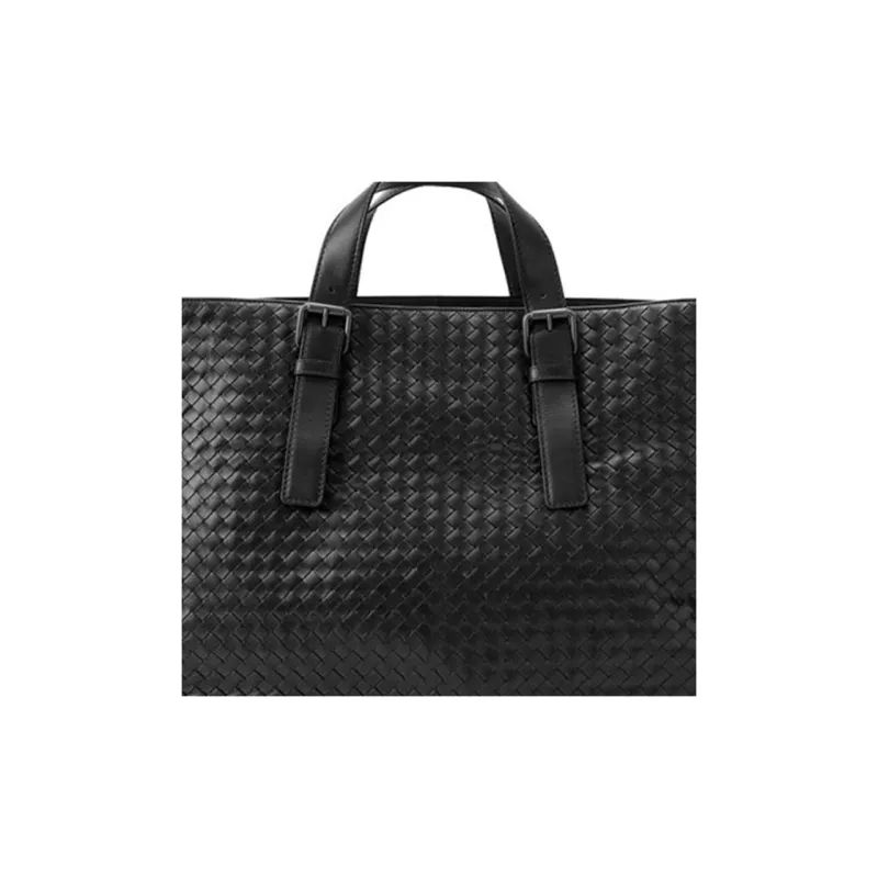 Bottega Veneta Leather Handbag Women's Black-4