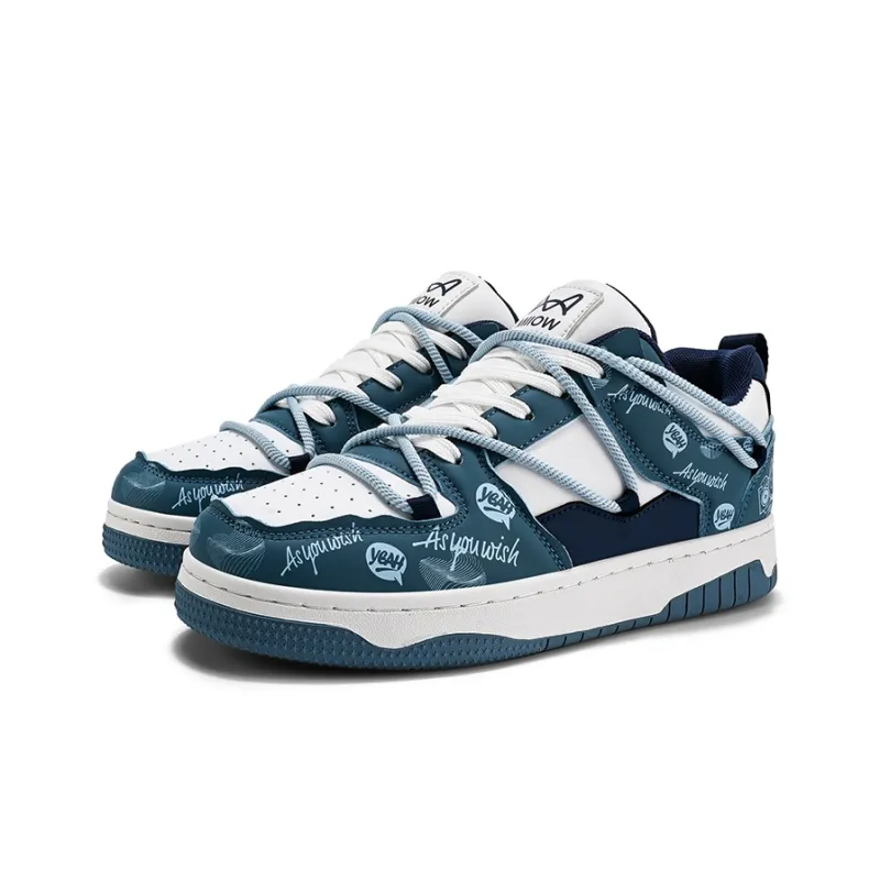 MIIOW Trend Party Series Coverage Anti-Slip And Wear-Resistant Low-Top Skateboard Shoes Unisex-24