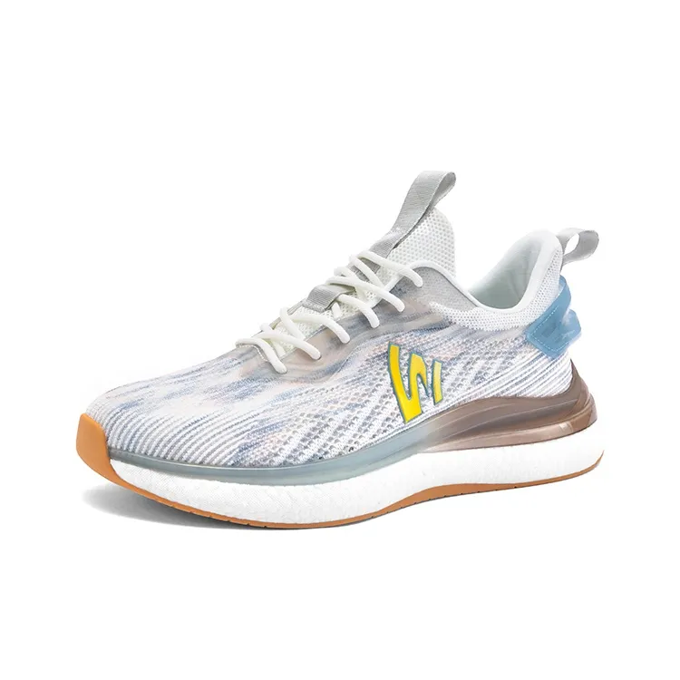 WALK SOUL Cushioning Breathable Impact-Resistant Lightweight Low-Top Running Shoes Men's-1
