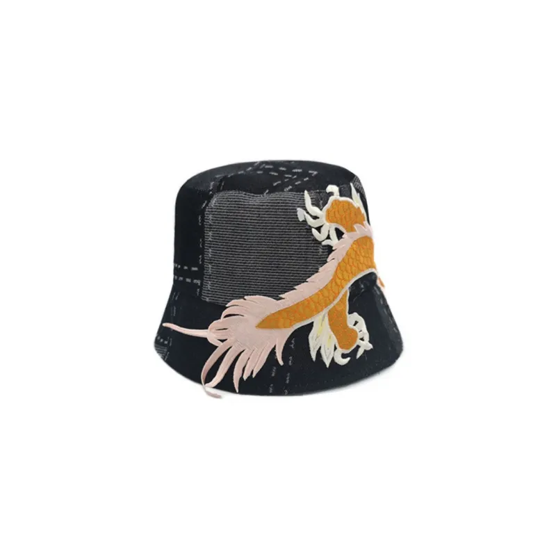 MUSTKOO Denim Bucket Hats Unisex-1