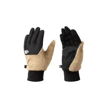 THE NORTH FACE Polyester Polyurethane Wool Gloves Unisex Yellow