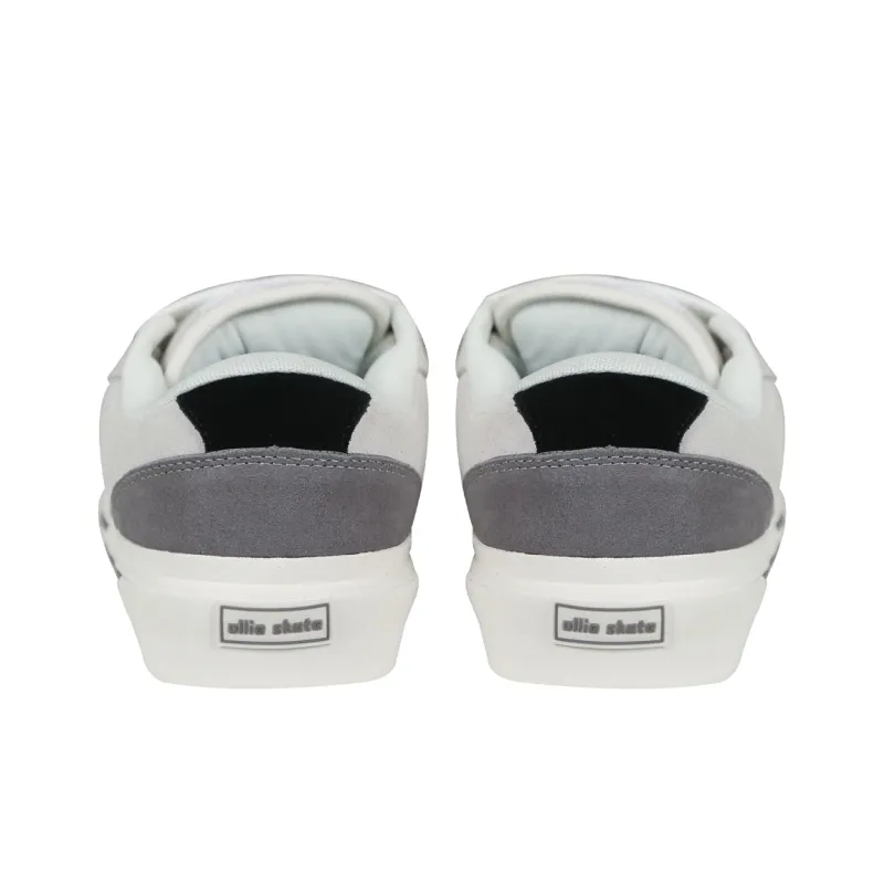 Ollieskate Skateboard Shoes Unisex Low Top Black White Gray-5