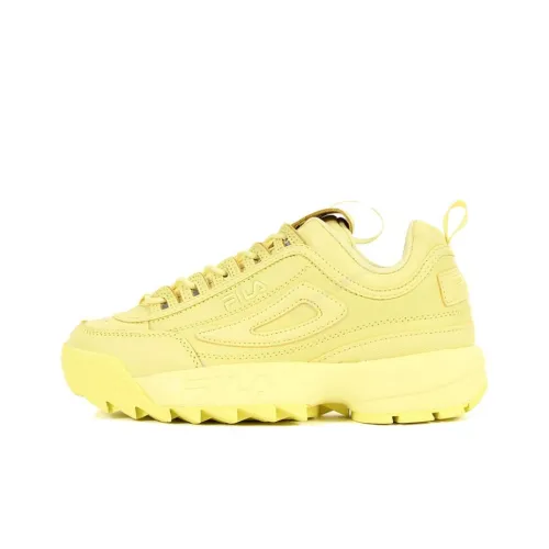 FILA Disruptor 2 Running Shoes Women's Mid-Top Yellow