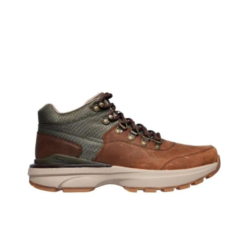 Skechers Relaxed Fit Flywalk Slip Resistant Low Top Outdoor Shoes Men's Brown-1