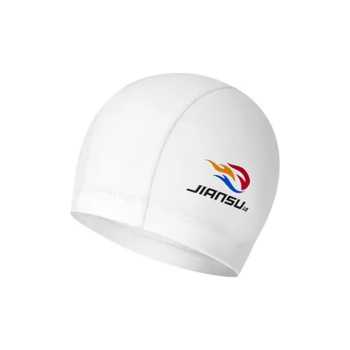 Asiatic Lion Swimming Caps Unisex White 691