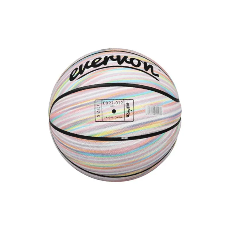 EVERVON PU Basketball Multicolor Size 7 Training Unisex-1