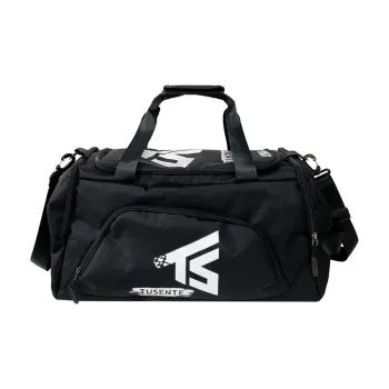 Deli Bear Oxford Luggage Bag Gym Bag Travel Bag Regular Unisex Black/Gray/Red