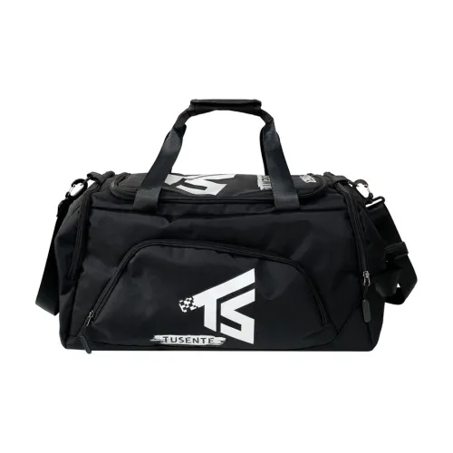 Deli Bear Oxford Luggage Bag Gym Bag Travel Bag Regular Unisex Black/Gray/Red