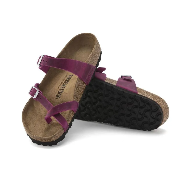 Birkenstock Slide Slippers Women's Fuchsia Narrow-4