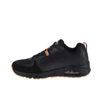Skechers UnoLayover Cushioning Wear-Resistant Low-Top Skateboard Shoes Men's Black