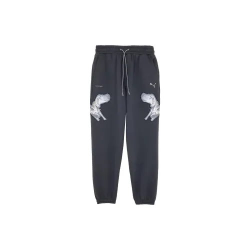 Hajimesorayama PUMA X Empty Mountain Base Co-branded Model Knitted Sweatpants Unisex Gray