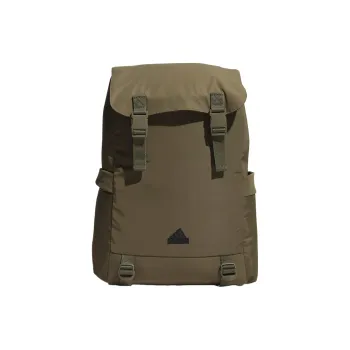 Adidas Recycled Polyester Plain Weave Fabric Backpack Regular Unisex Green
