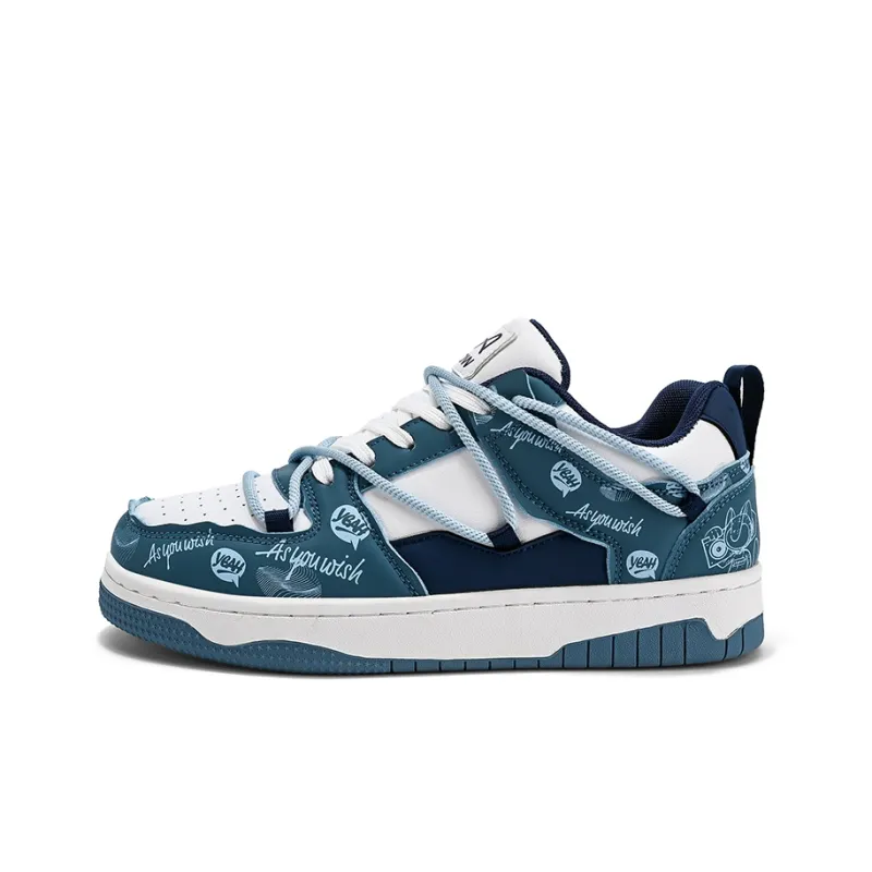 MIIOW Trend Party Series Coverage Anti-Slip And Wear-Resistant Low-Top Skateboard Shoes Unisex-22