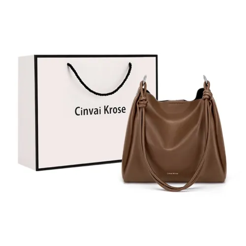Simvay Clos Cow Leather With Synthetic Leather Tote Bag Shopping Bag Shoulder Bags Women's Multicolor