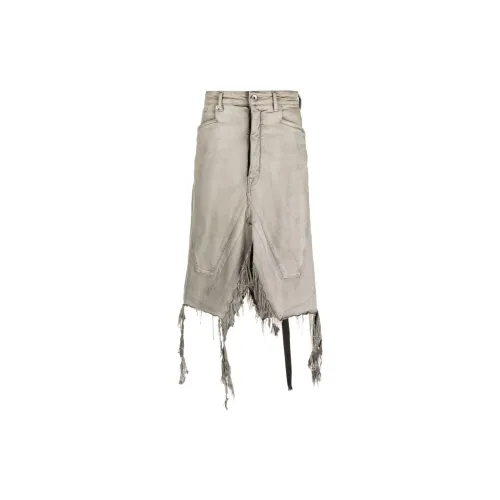 RICK OWENS Skirts Men Gray