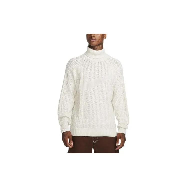 Nike Life Men's Cable Knit Turtleneck Sweater-1