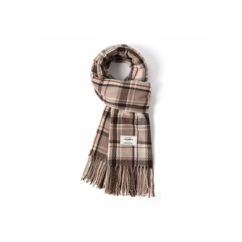 FREE RABBITⅡ Faux Cashmere Knit Scarves Unisex-6