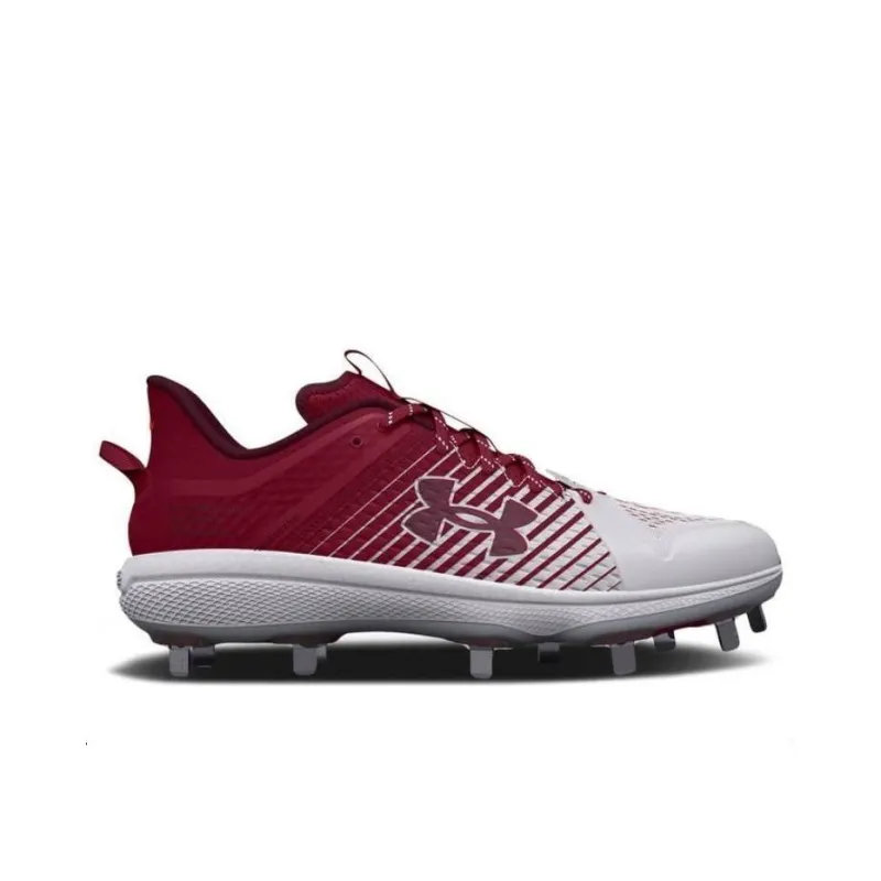 Under Armour Yard Cushioning Wear-Resistant Low-Top Training Shoes Men's Red-1
