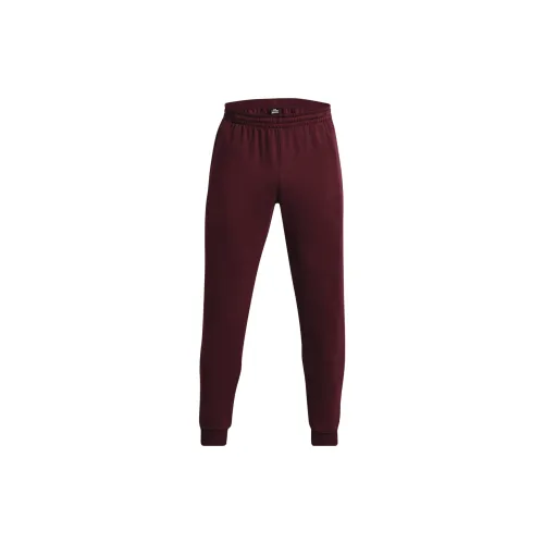 Under Armour Performance Knitted Sweatpants Men Deep Red