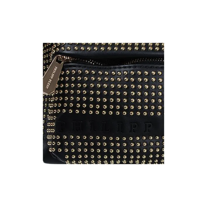 PHILIPP PLEIN Polyester Backpack Regular Women's Black-7