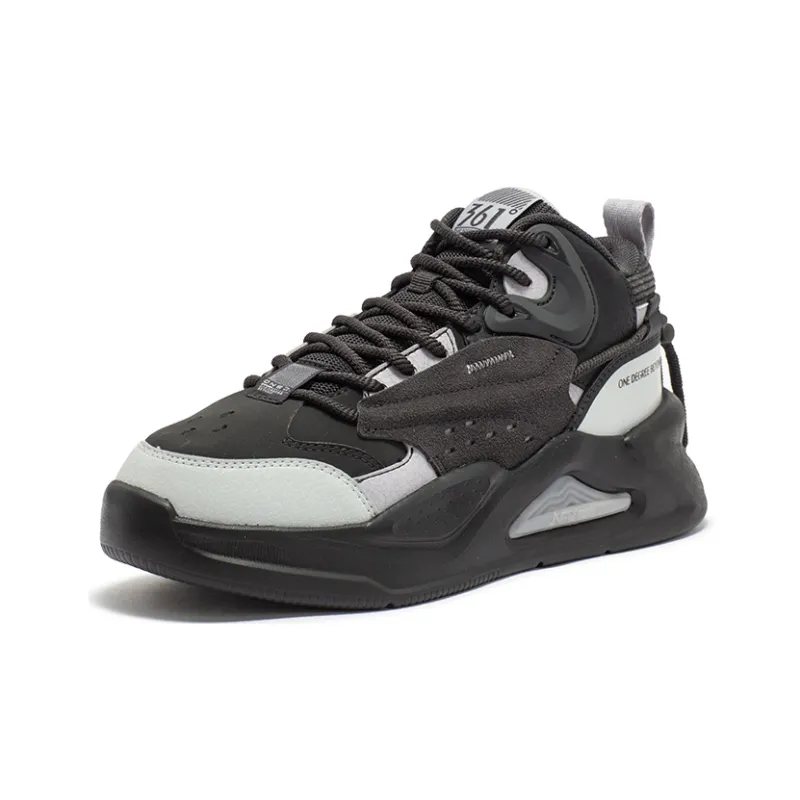 361° Brocade SE Warm Slip-Resistant Low-Top Skateboard Shoes Women's Black Gray-1