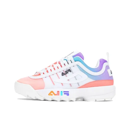 FILA Disruptor Series Running Shoes Women's Low-Top White