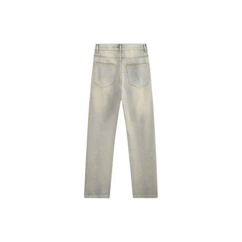 Pancoat Jeans Unisex Yellow Mud-1