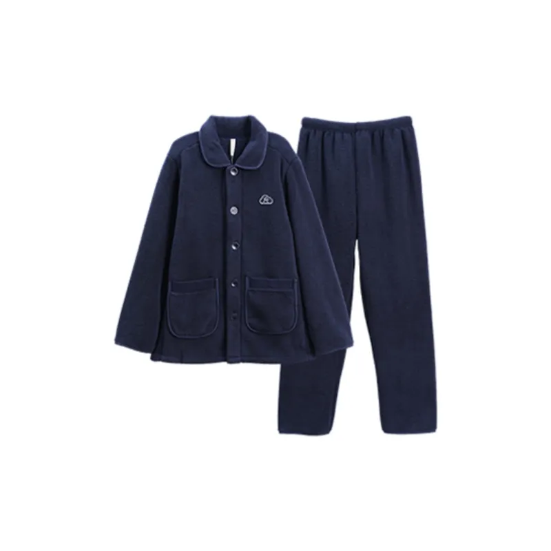 FENTENG Pajama Set Unisex Taro Purple Ecru Magnolia Pink Gray Blue Royal Blue Khaki-8