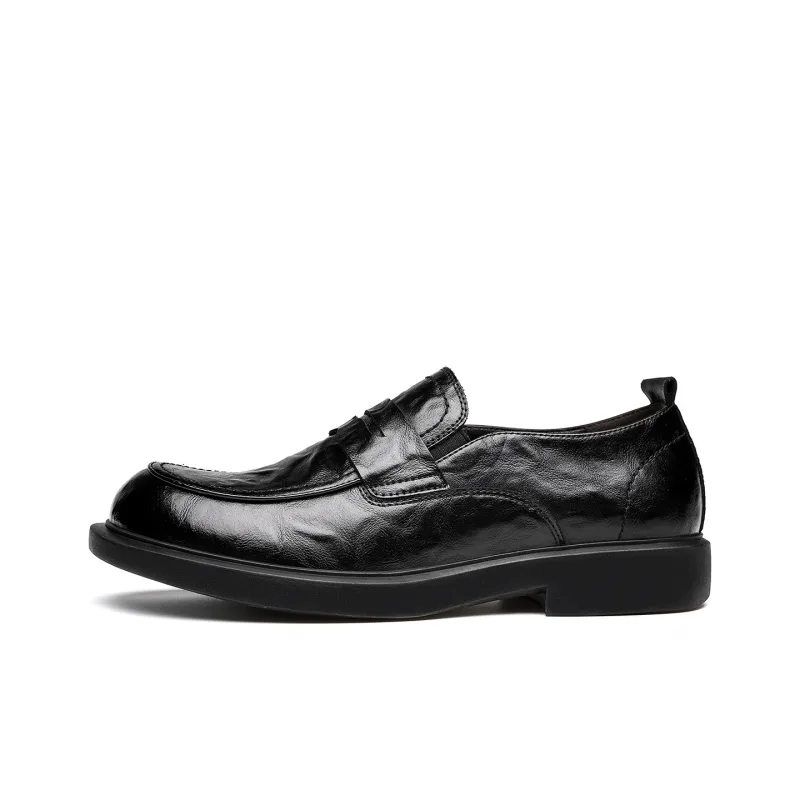 CHINT Dress Shoes Men Low Top Black-0