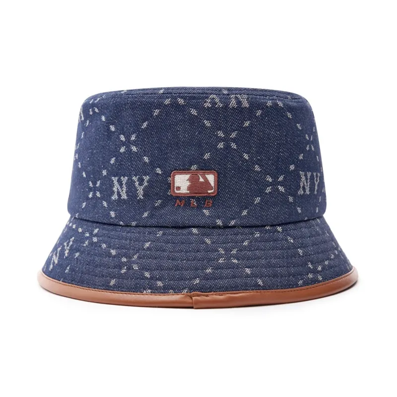 MLB Cotton Bucket Hats Kids' Denim Blue-3