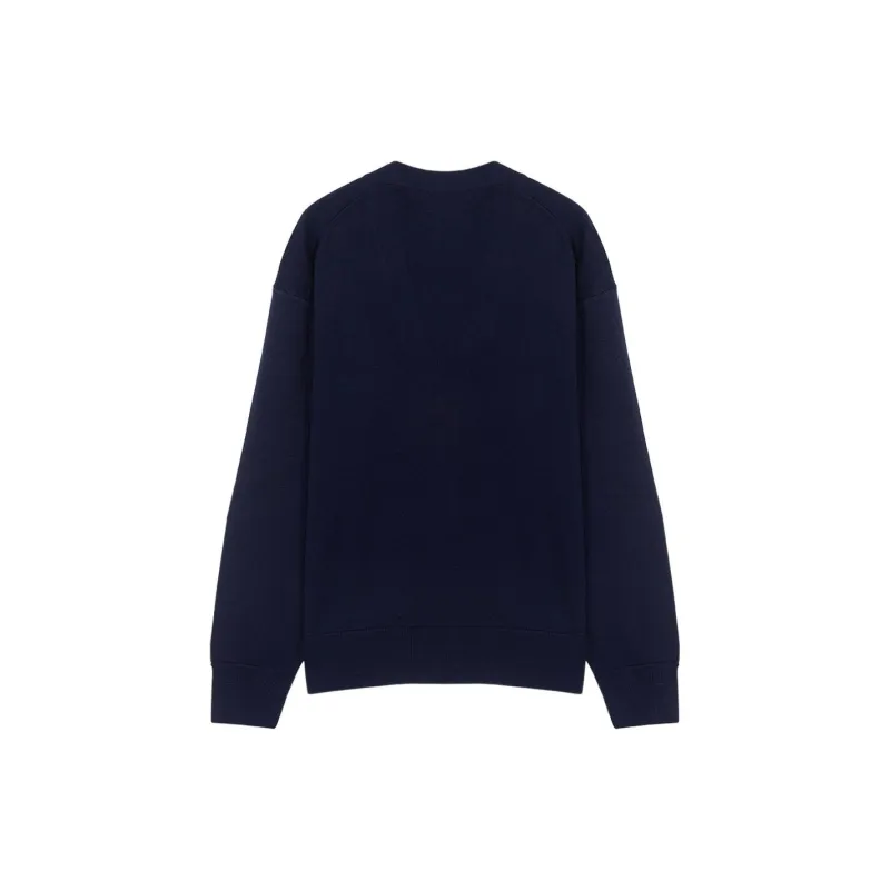 Maison Kitsune Knitwear Men Blue-1