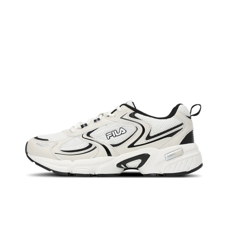FILA Light Ranger Cushioning, Wear Resistant Low Top Running Shoes Unisex White-0