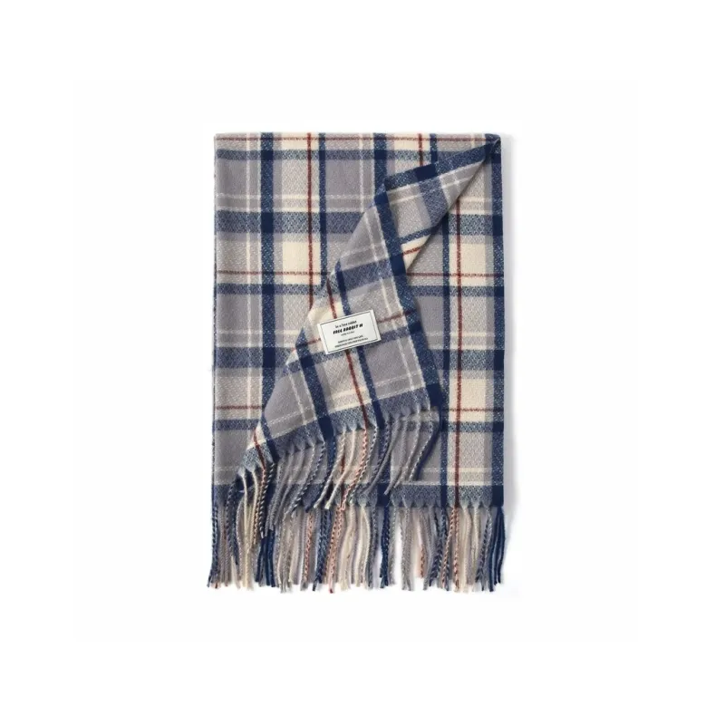 FREE RABBITⅡ Faux Cashmere Knit Scarves Unisex-3