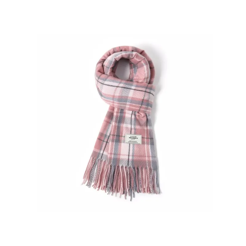 FREE RABBITⅡ Faux Cashmere Knit Scarves Unisex-4