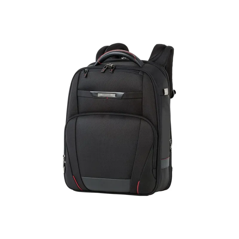 SAMSONITE PRO-DLX 5 Nylon And Polyurethane Leather Laptop Backpack Men's Black-1