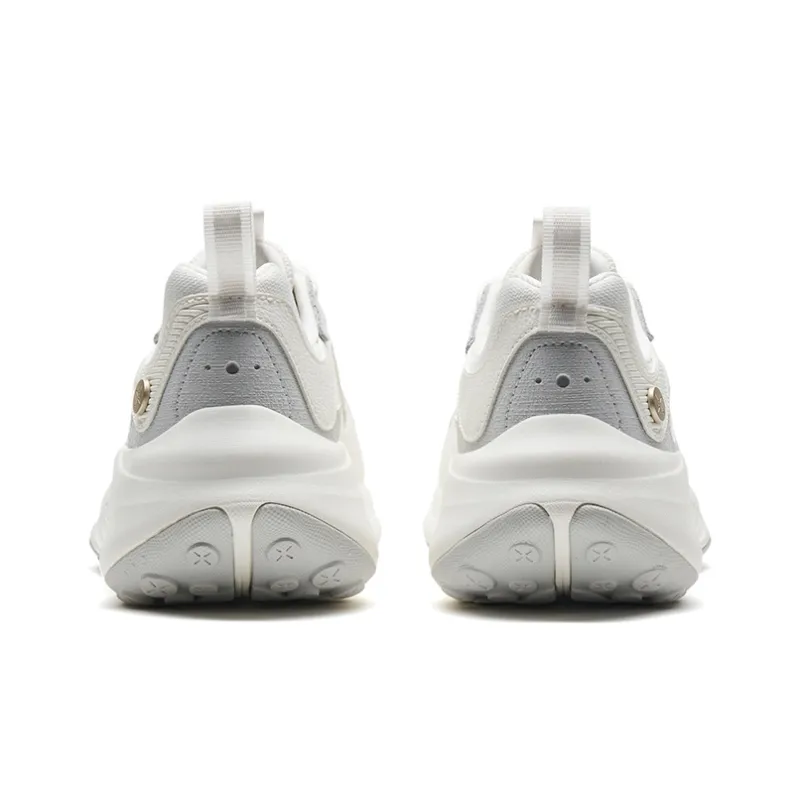 XTEP Casual Shoes Women's Low Top Sail White/Lunar Stone Gray-4