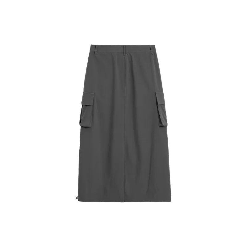 GAP Casual Long Skirts Women's Black Gray Color-1