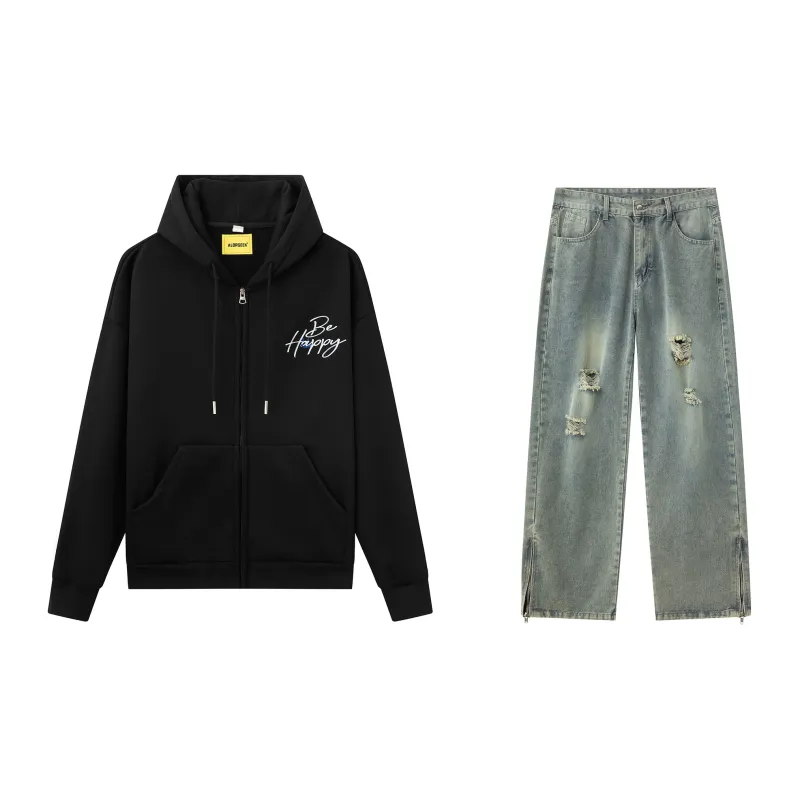 ALORGEEK Sweatshirt Sets Unisex-3