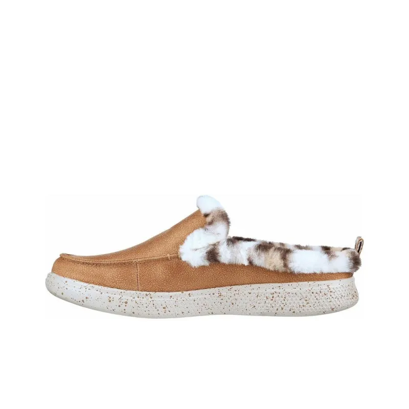 Skechers Bobs SKIPPER WILD TIGER Wrap toe Slippers Women's Chestnut-0
