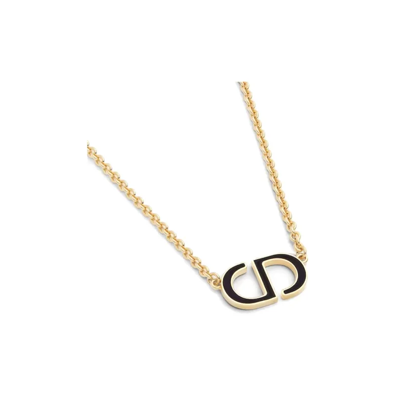DIOR Metal, Painted Necklaces Women's Gold-1