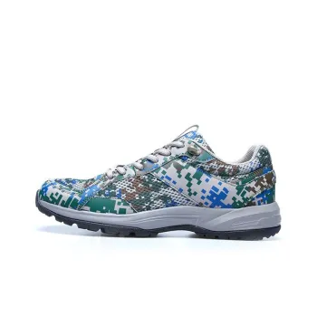 HEALTH Camouflage Low Top Training Shoes Unisex Digital Camouflage Summer Model