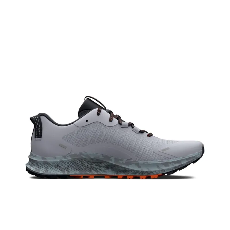 Under Armour Charged Bandit Trail 2 Slip Resistant Low Top Running Shoes Men's Gray-1