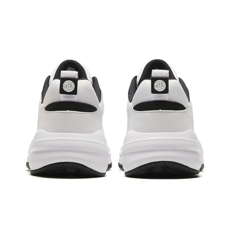 Anta ACE ACE Cushioning Low Top Chunky Sneakers Women's White Black-3